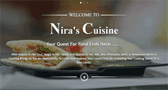 Desktop Screenshot of nirascuisine.com