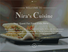 Tablet Screenshot of nirascuisine.com